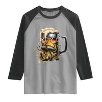 Funny Oktoberfest Beer Lover Gift Raglan Shirt Cool German Beer Mug