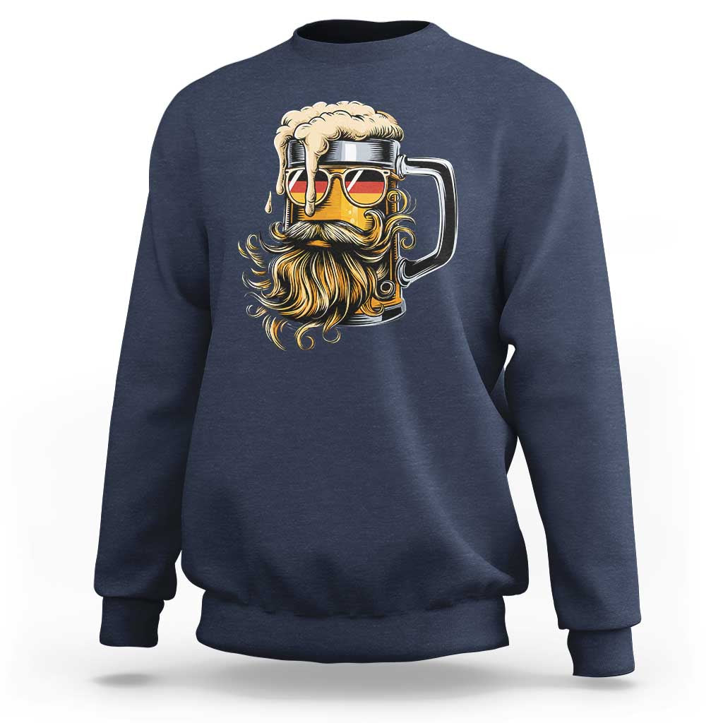 Funny Oktoberfest Beer Lover Gift Sweatshirt Cool German Beer Mug
