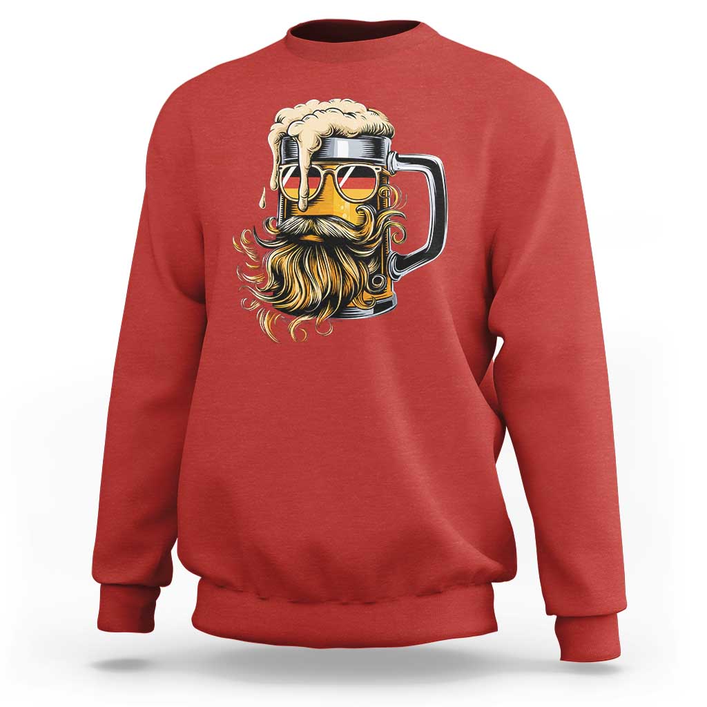 Funny Oktoberfest Beer Lover Gift Sweatshirt Cool German Beer Mug