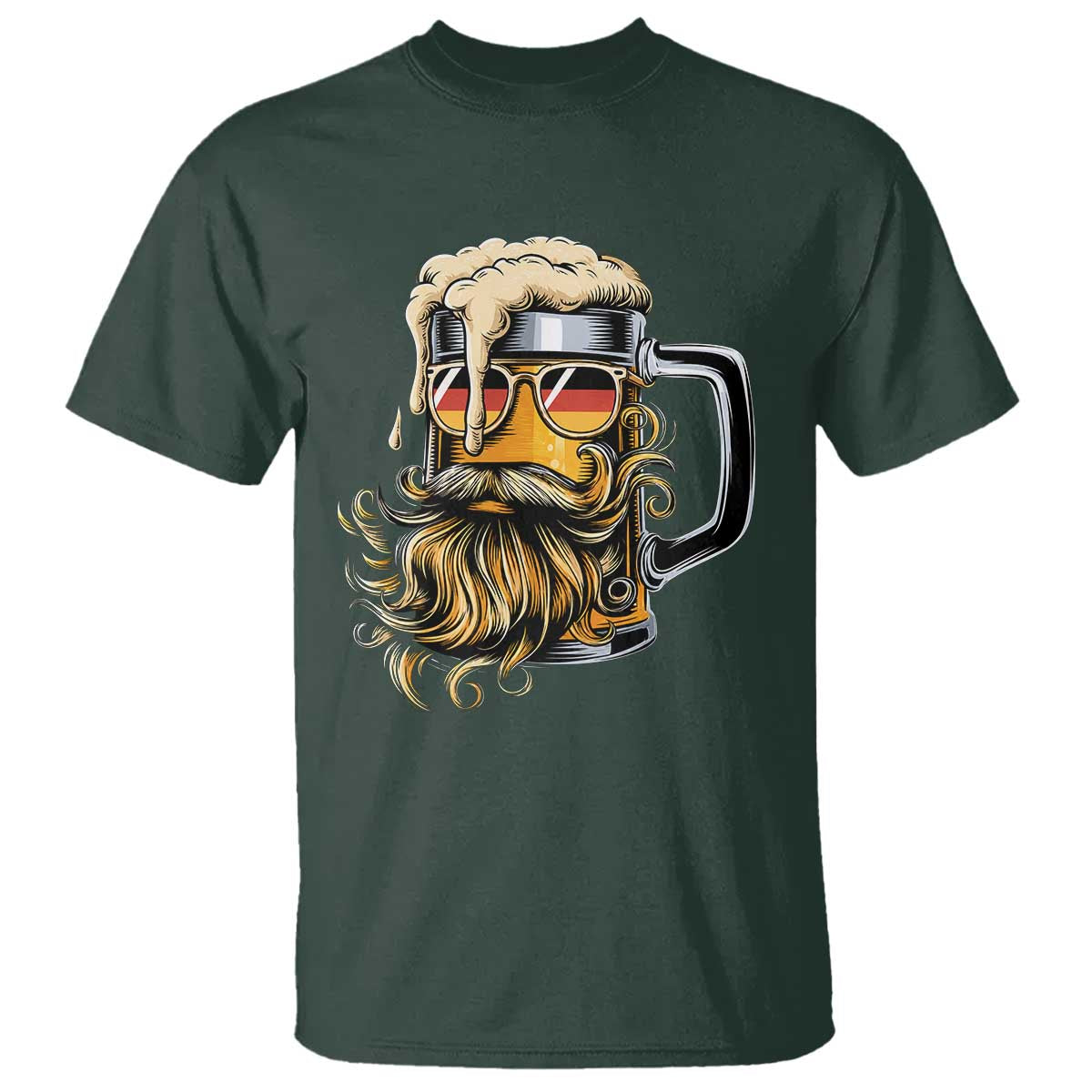 Funny Oktoberfest Beer Lover Gift T Shirt Cool German Beer Mug