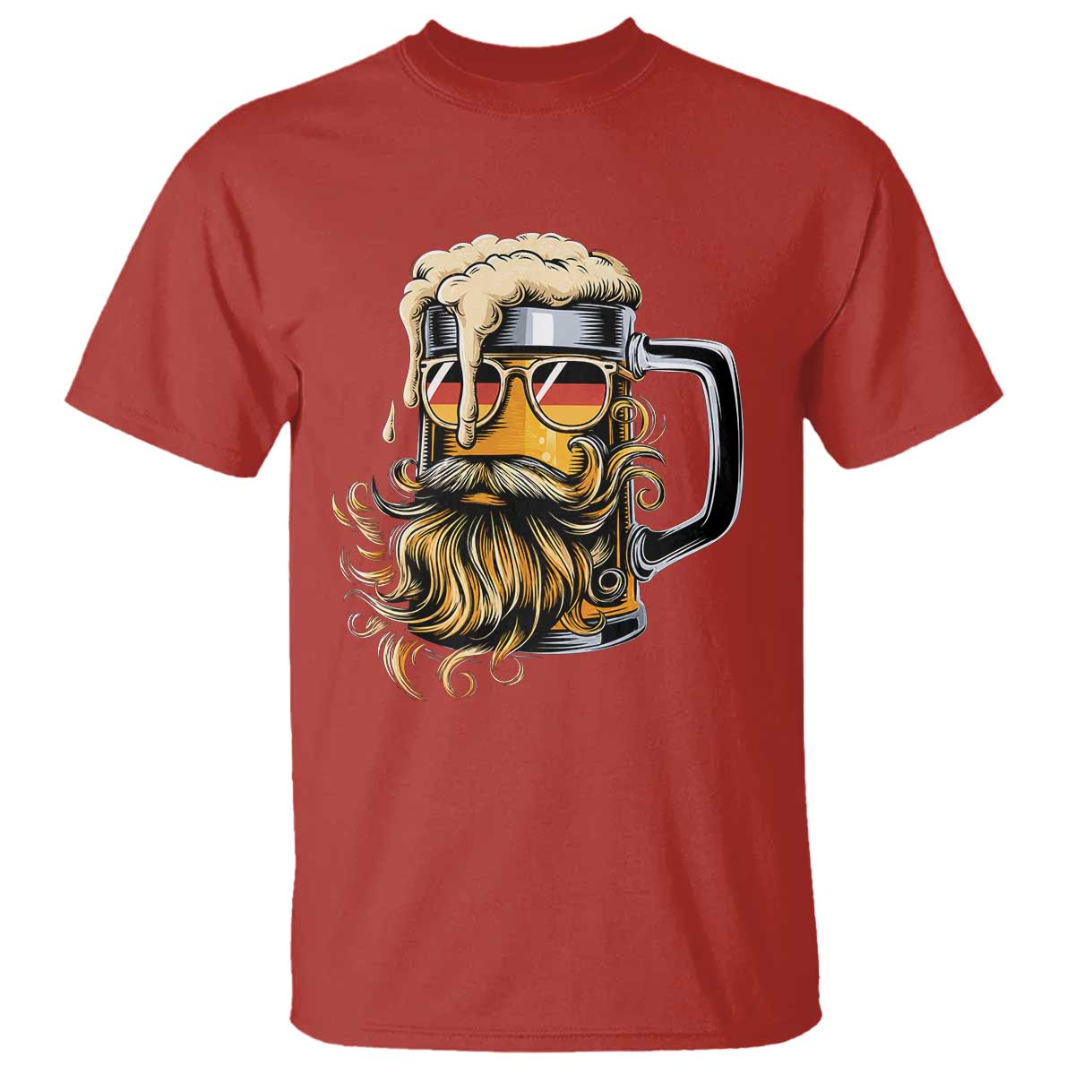 Funny Oktoberfest Beer Lover Gift T Shirt Cool German Beer Mug