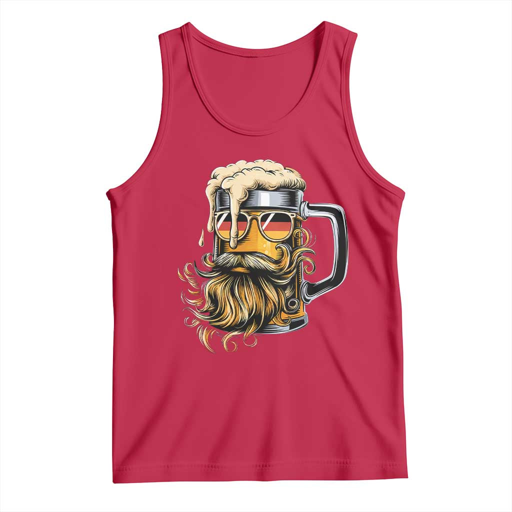 Funny Oktoberfest Beer Lover Gift Tank Top Cool German Beer Mug