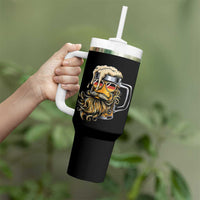 Funny Oktoberfest Beer Lover Gift Tumbler With Handle Cool German Beer Mug