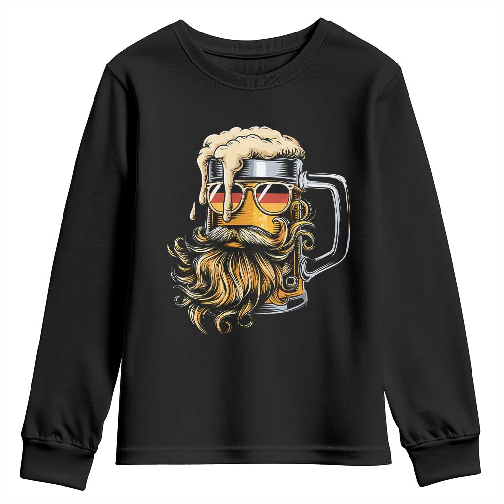 Funny Oktoberfest Beer Lover Gift Youth Sweatshirt Cool German Beer Mug