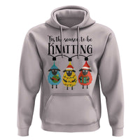 Tis The Season To Be Knitting Hoodie Christmas Gift - Wonder Print Shop
