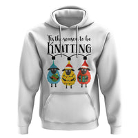 Tis The Season To Be Knitting Hoodie Christmas Gift - Wonder Print Shop