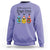 Tis The Season To Be Knitting Sweatshirt Christmas Gift - Wonder Print Shop