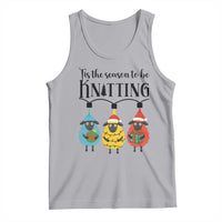 Tis The Season To Be Knitting Tank Top Christmas Gift - Wonder Print Shop