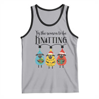 Tis The Season To Be Knitting Tank Top Christmas Gift - Wonder Print Shop