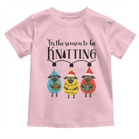 Tis The Season To Be Knitting Toddler T Shirt Christmas Gift - Wonder Print Shop