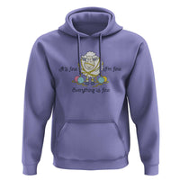 Its Fine I am Fine Everything Is Fine Hoodie Funny Sheep Yarn Chaos - Wonder Print Shop
