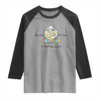 Its Fine I am Fine Everything Is Fine Raglan Shirt Funny Sheep Yarn Chaos - Wonder Print Shop