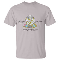 Its Fine I am Fine Everything Is Fine T Shirt Funny Sheep Yarn Chaos - Wonder Print Shop