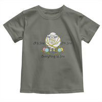 Its Fine I am Fine Everything Is Fine Toddler T Shirt Funny Sheep Yarn Chaos - Wonder Print Shop