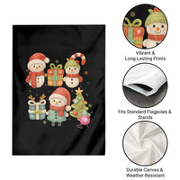 Crochet Christmas Garden Flag Funny Xmas Gift For Crocheter - Wonder Print Shop