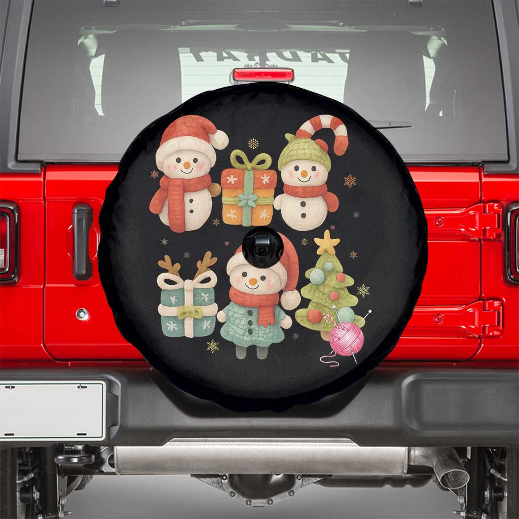 Crochet Christmas Spare Tire Cover Funny Xmas Gift For Crocheter - Wonder Print Shop
