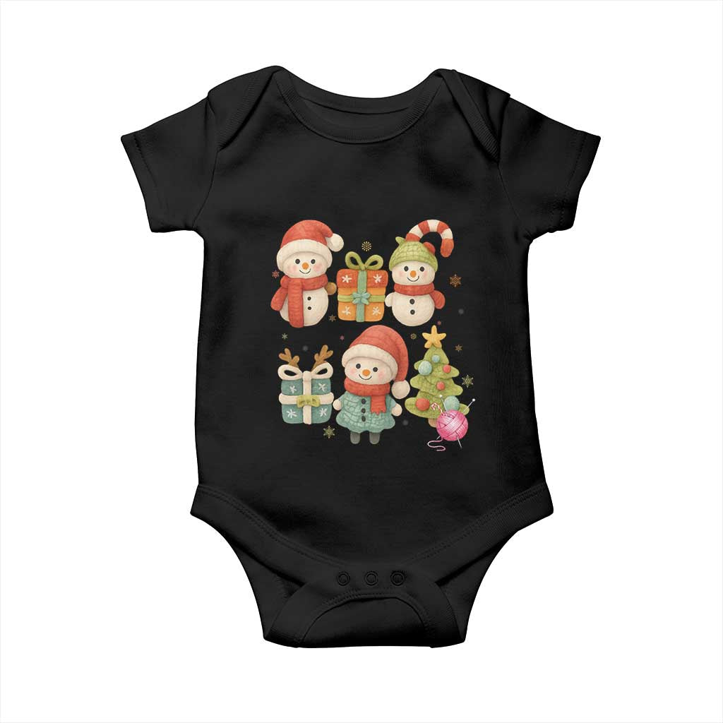 Crochet Christmas Baby Onesie Funny Xmas Gift For Crocheter - Wonder Print Shop