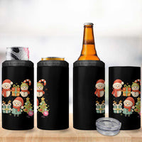 Crochet Christmas 4 in 1 Can Cooler Tumbler Funny Xmas Gift For Crocheter - Wonder Print Shop