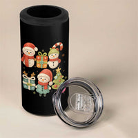 Crochet Christmas 4 in 1 Can Cooler Tumbler Funny Xmas Gift For Crocheter - Wonder Print Shop