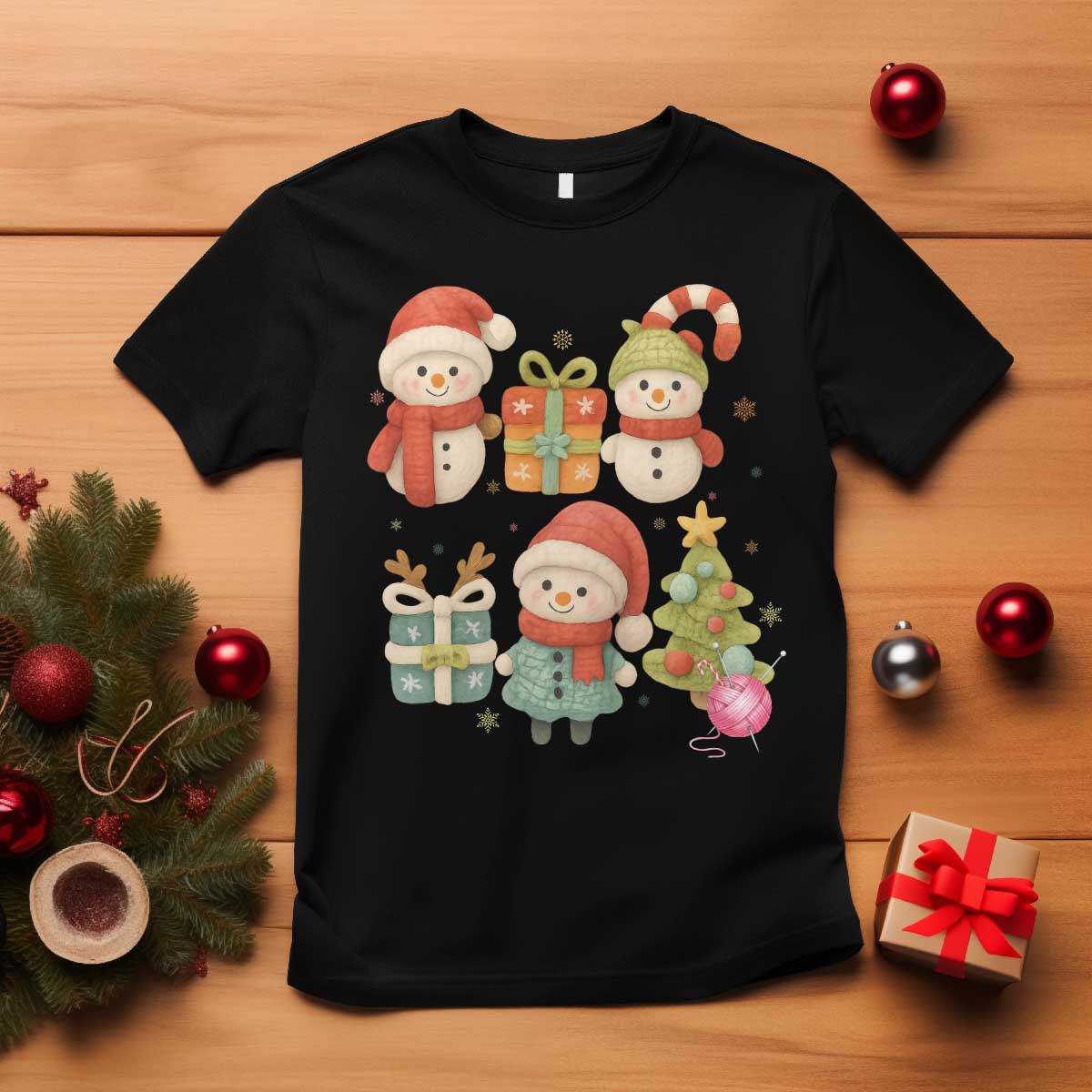 Crochet Christmas T Shirt Funny Xmas Gift For Crocheter - Wonder Print Shop