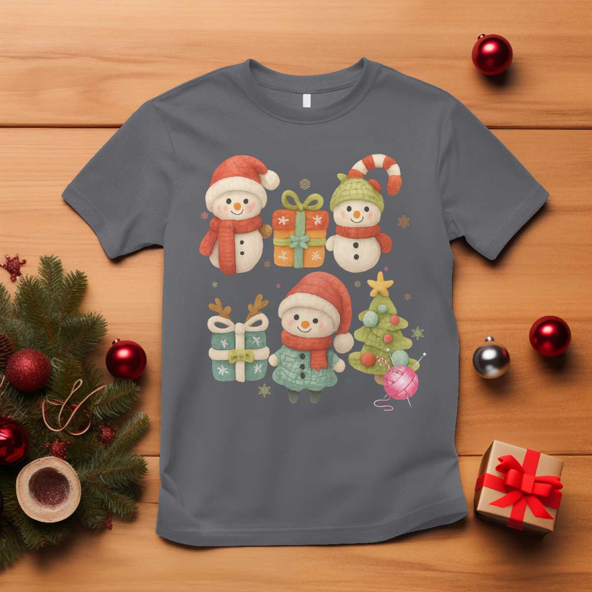 Crochet Christmas T Shirt Funny Xmas Gift For Crocheter - Wonder Print Shop