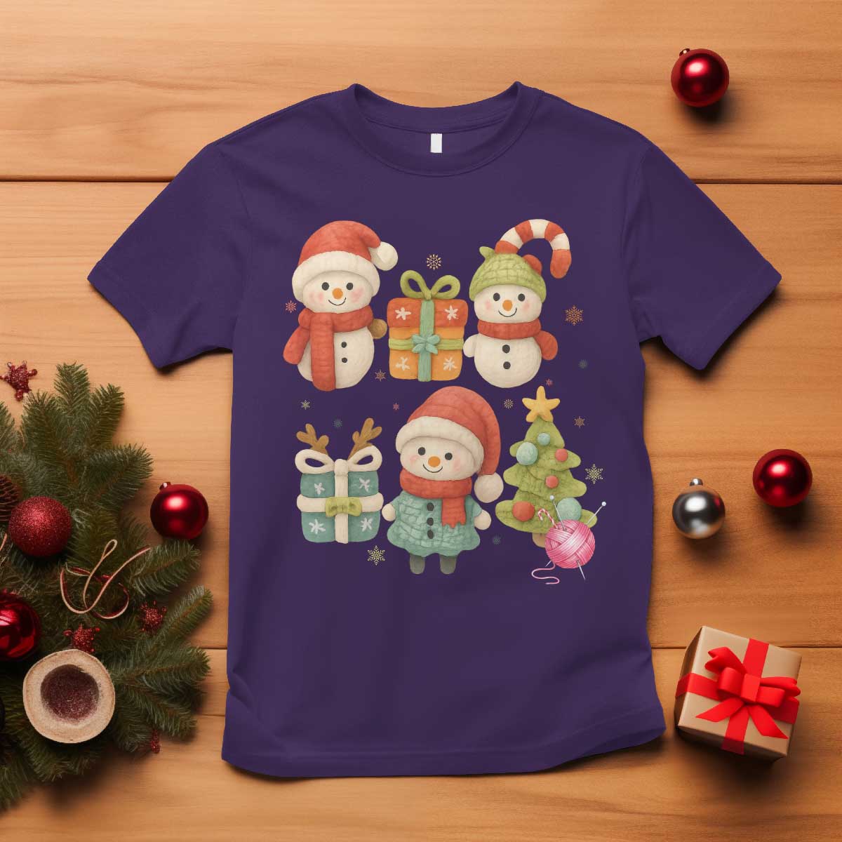 Crochet Christmas T Shirt Funny Xmas Gift For Crocheter - Wonder Print Shop