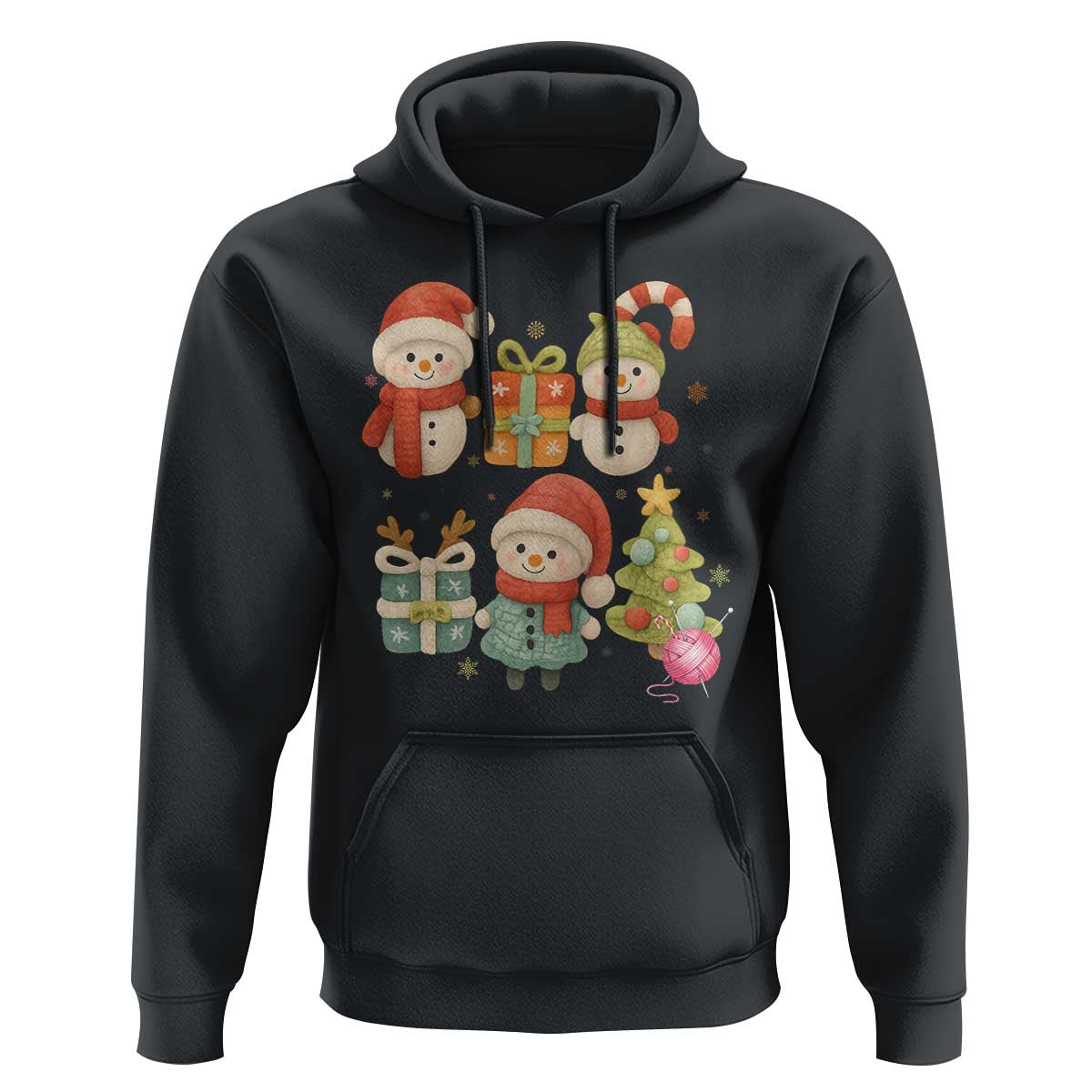 Crochet Christmas Hoodie Funny Xmas Gift For Crocheter - Wonder Print Shop