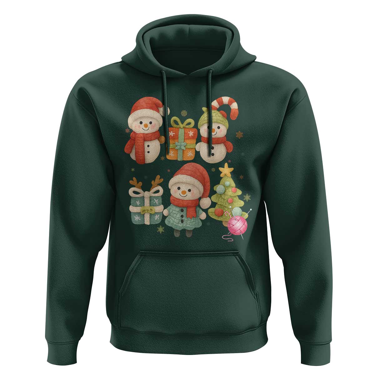 Crochet Christmas Hoodie Funny Xmas Gift For Crocheter - Wonder Print Shop