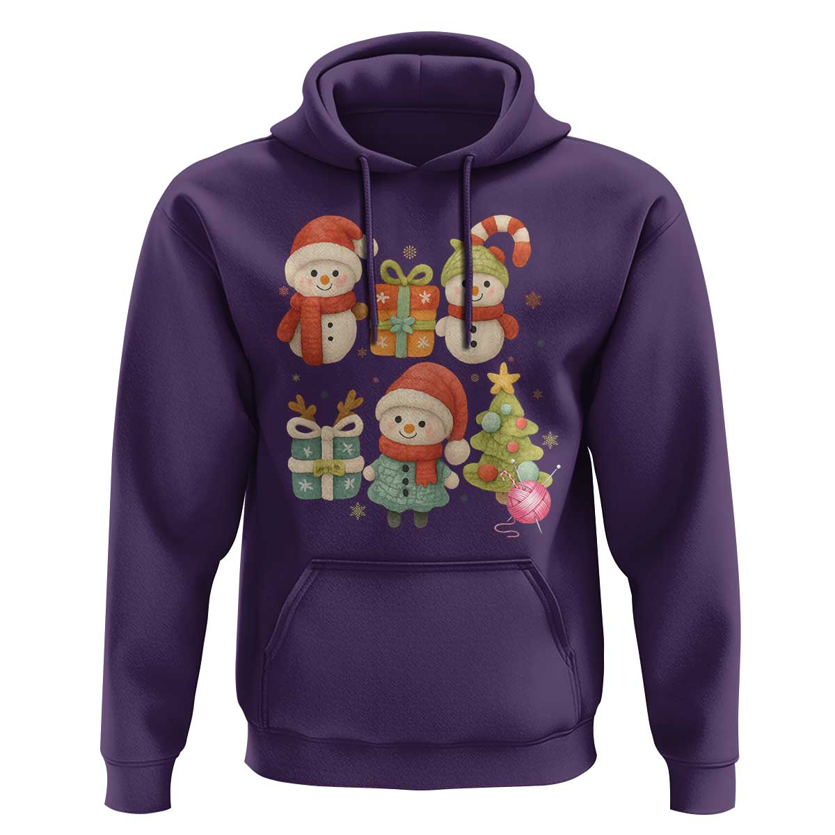Crochet Christmas Hoodie Funny Xmas Gift For Crocheter - Wonder Print Shop