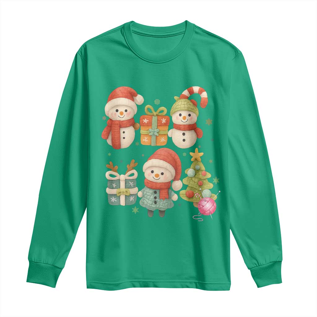 Crochet Christmas Long Sleeve Shirt Funny Xmas Gift For Crocheter - Wonder Print Shop