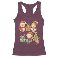 Crochet Christmas Racerback Tank Top Funny Xmas Gift For Crocheter - Wonder Print Shop