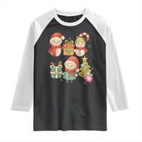 Crochet Christmas Raglan Shirt Funny Xmas Gift For Crocheter - Wonder Print Shop