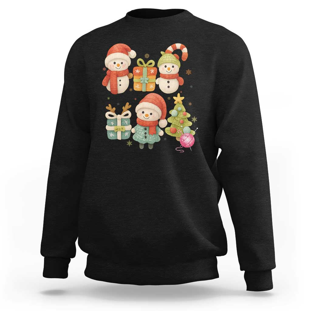 Crochet Christmas Sweatshirt Funny Xmas Gift For Crocheter - Wonder Print Shop