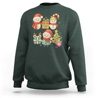 Crochet Christmas Sweatshirt Funny Xmas Gift For Crocheter - Wonder Print Shop