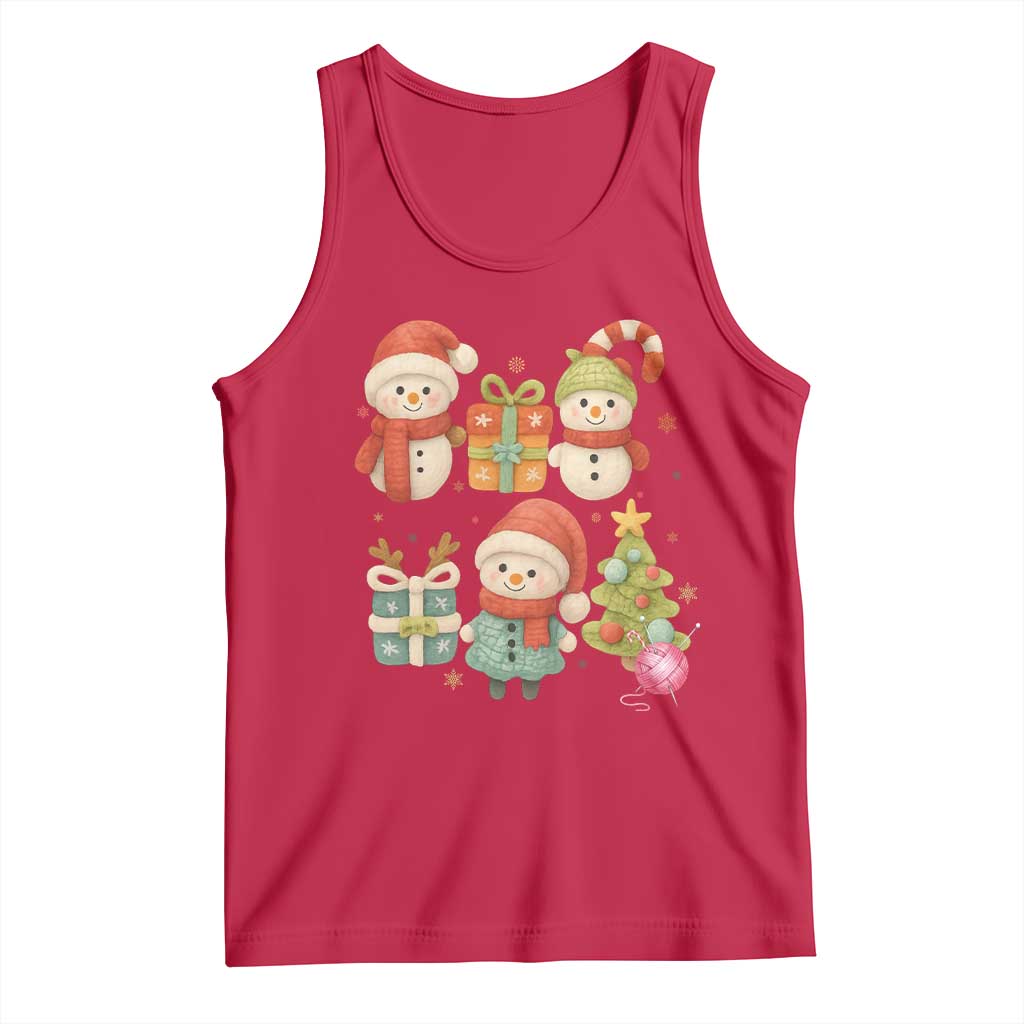 Crochet Christmas Tank Top Funny Xmas Gift For Crocheter - Wonder Print Shop