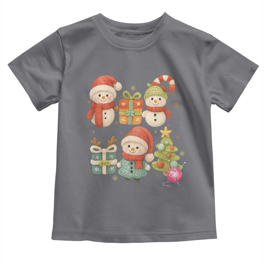 Crochet Christmas Toddler T Shirt Funny Xmas Gift For Crocheter - Wonder Print Shop