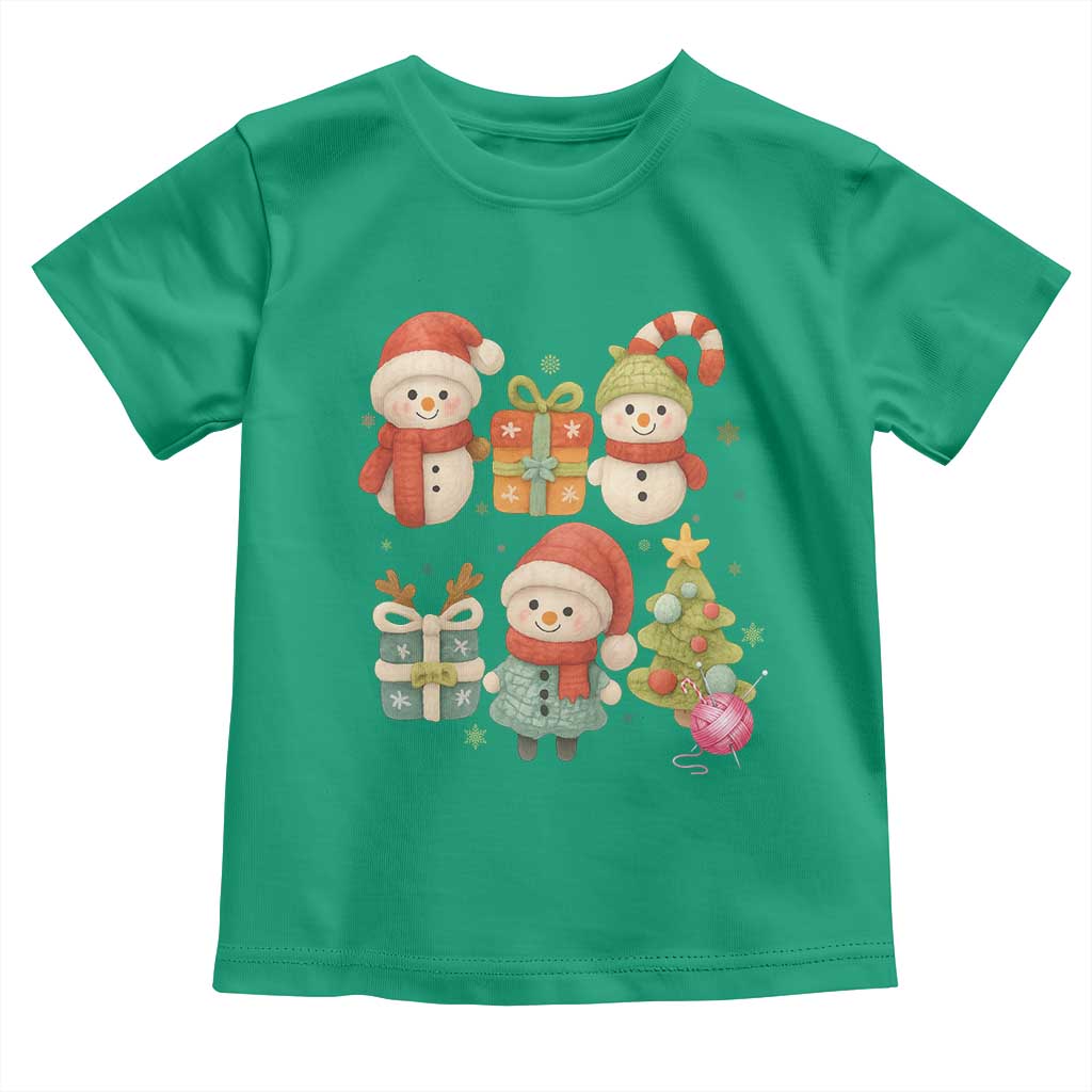 Crochet Christmas Toddler T Shirt Funny Xmas Gift For Crocheter - Wonder Print Shop