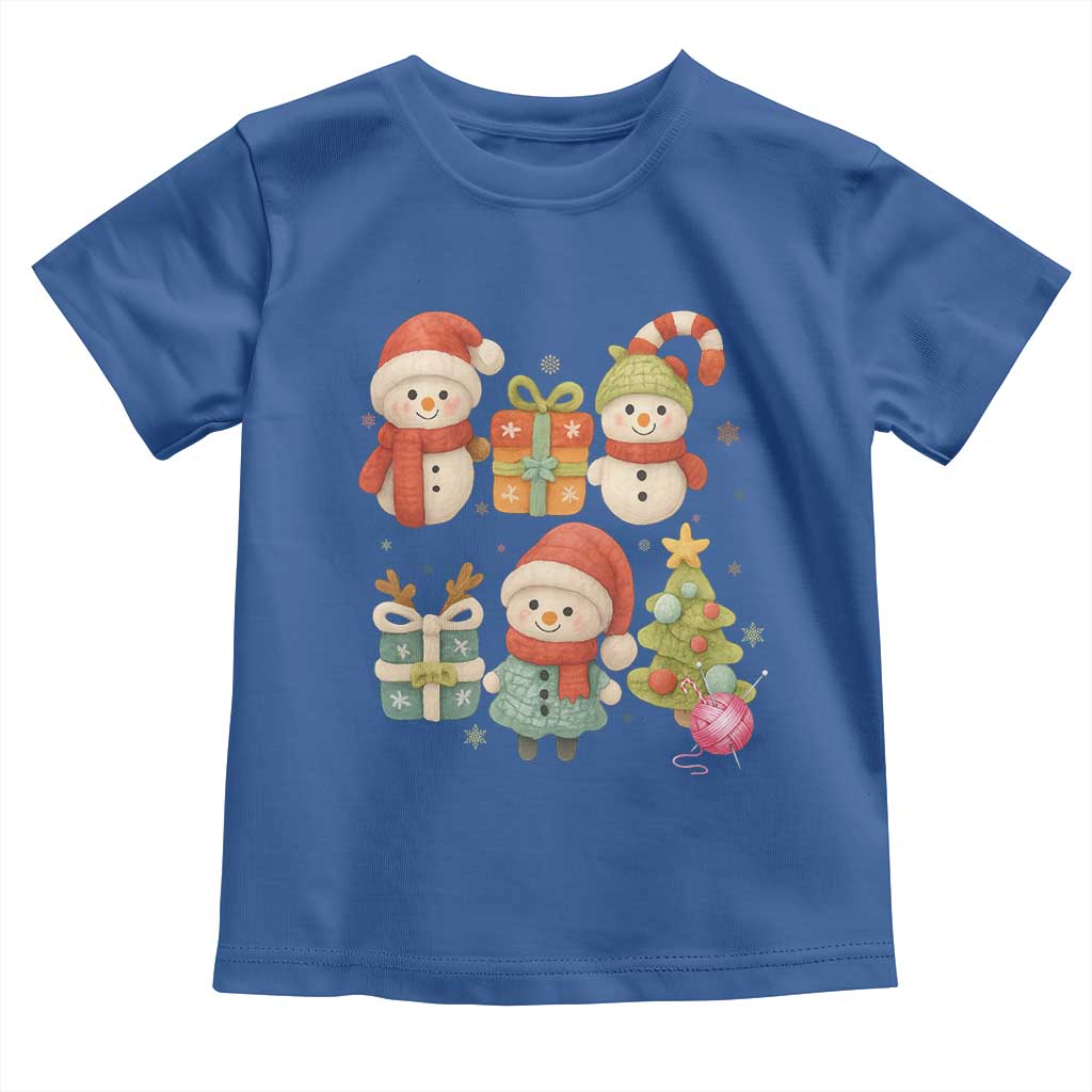 Crochet Christmas Toddler T Shirt Funny Xmas Gift For Crocheter - Wonder Print Shop