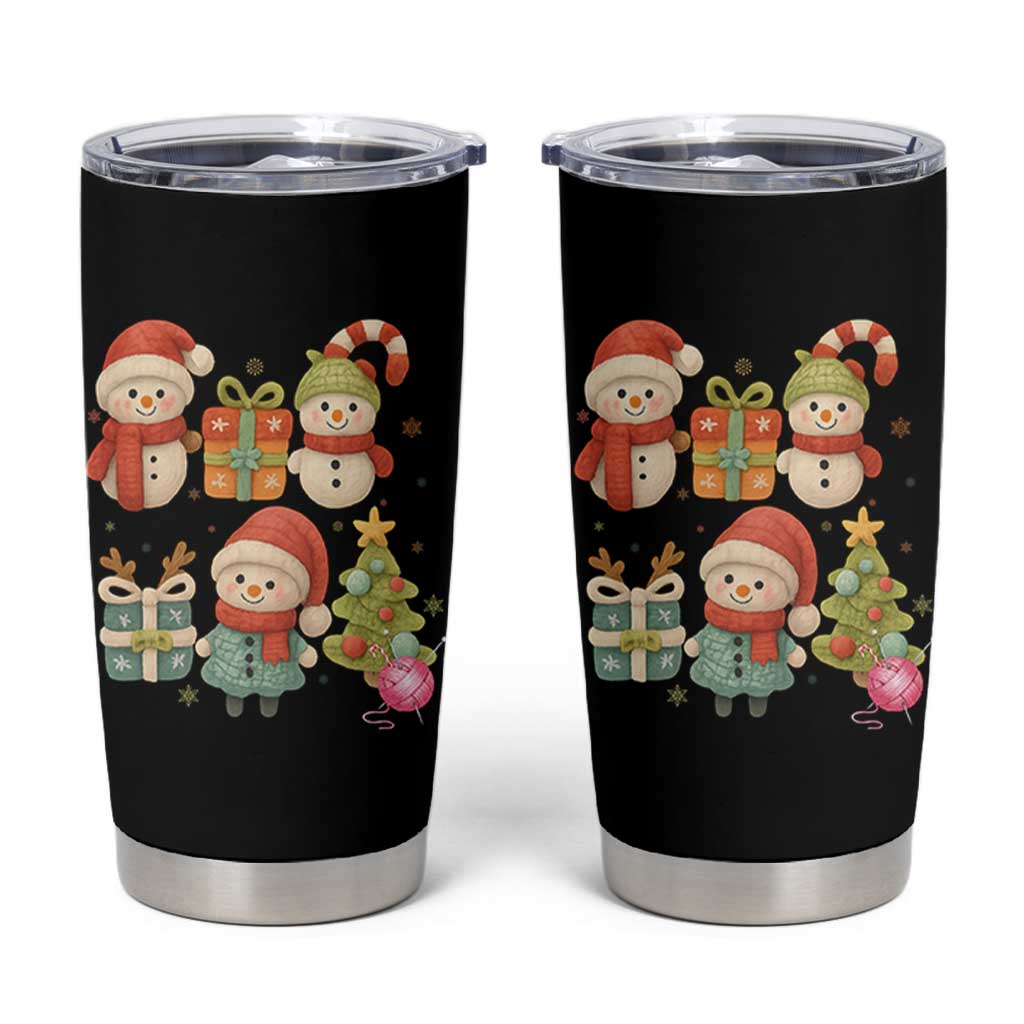 Crochet Christmas Tumbler Cup Funny Xmas Gift For Crocheter - Wonder Print Shop