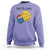 Knit The Halls Sweatshirt Funny Knitters Christmas Gift - Wonder Print Shop