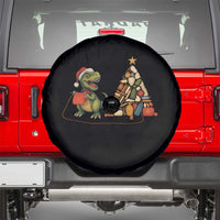Christmas Dinosaur Knitting Spare Tire Cover Funny Yarn Tree Gift - Wonder Print Shop