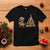 Christmas Dinosaur Knitting T Shirt Funny Yarn Tree Gift - Wonder Print Shop