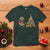 Christmas Dinosaur Knitting T Shirt Funny Yarn Tree Gift - Wonder Print Shop
