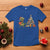Christmas Dinosaur Knitting T Shirt Funny Yarn Tree Gift - Wonder Print Shop