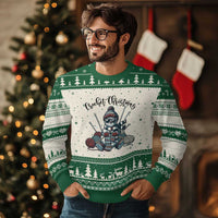 Crochet Xmas Ugly Christmas Sweater Funny Snowman Crocheting Gift - Wonder Print Shop