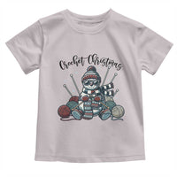 Crochet Christmas Toddler T Shirt Funny Snowman Crocheting Gift - Wonder Print Shop