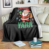 All I Want For Christmas Is Yarn Throw Blanket Knitting Christmas - Wonder Print Shop