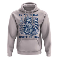 In My Feral Knitting Era Hoodie Raccoon Yarn Lover - Wonder Print Shop