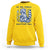In My Feral Knitting Era Sweatshirt Raccoon Yarn Lover - Wonder Print Shop