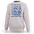 In My Feral Knitting Era Sweatshirt Raccoon Yarn Lover - Wonder Print Shop